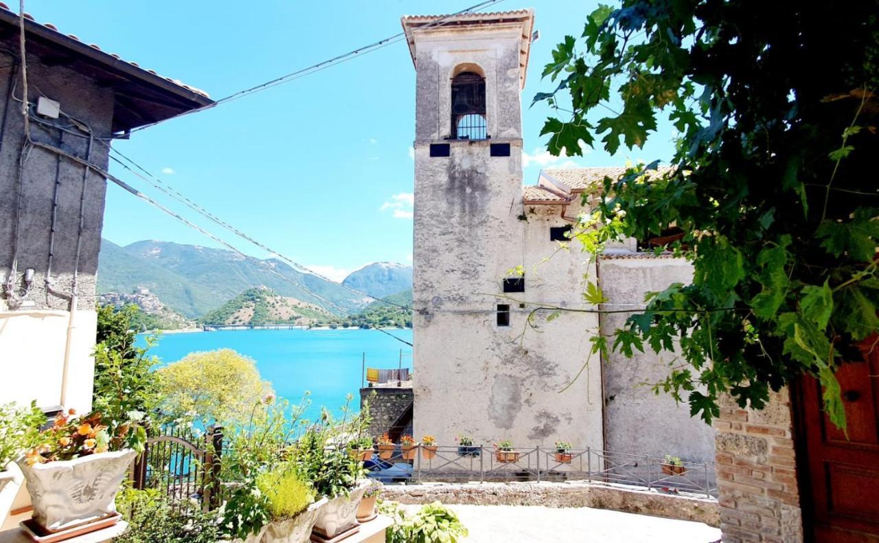 Letizia Lake House Panoramic View Appartement Colle di Tora Buitenkant foto